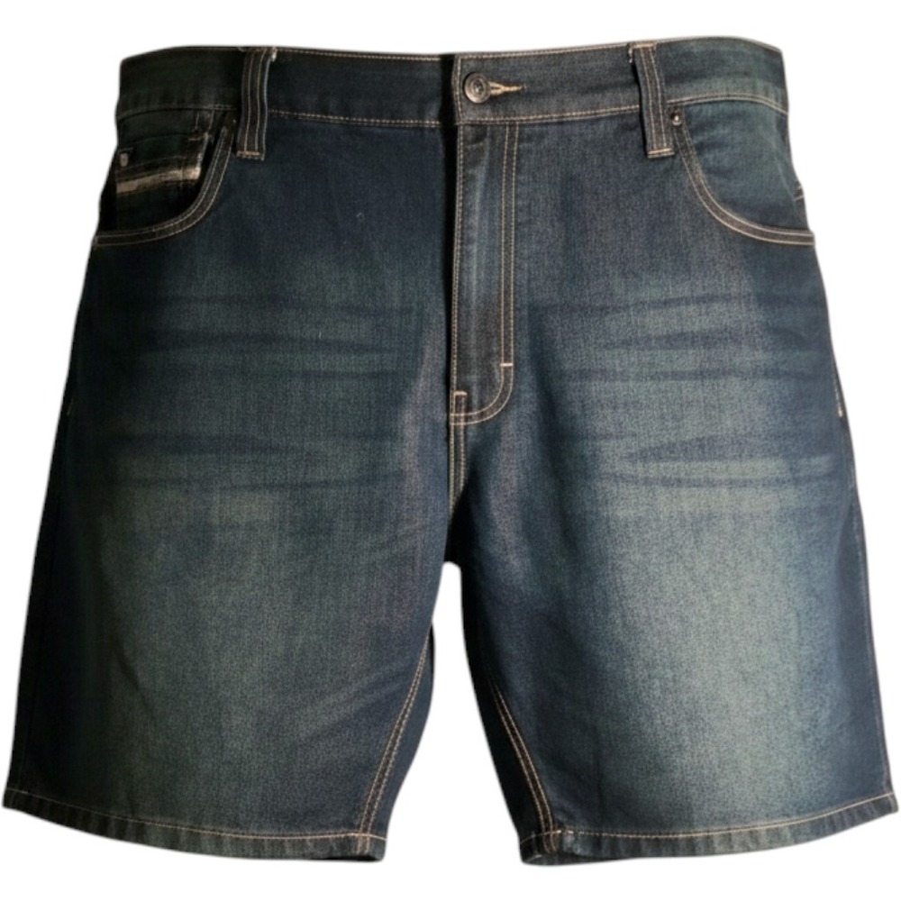 Ecko Unltd. 759 Men's Relaxed Denim Shorts Dark Wash Size W46 Big Tall Bermuda